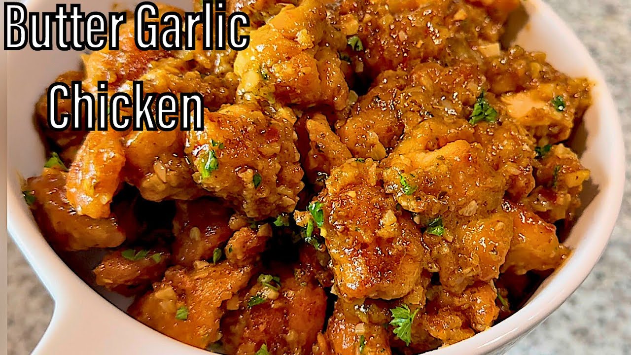Easy & Delicious Butter Garlic Chicken Bites Recipe | Cook With Me!