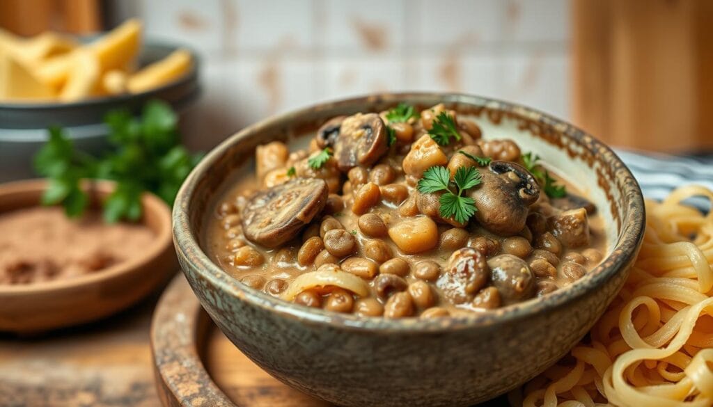 meatless stroganoff meatless stroganoff