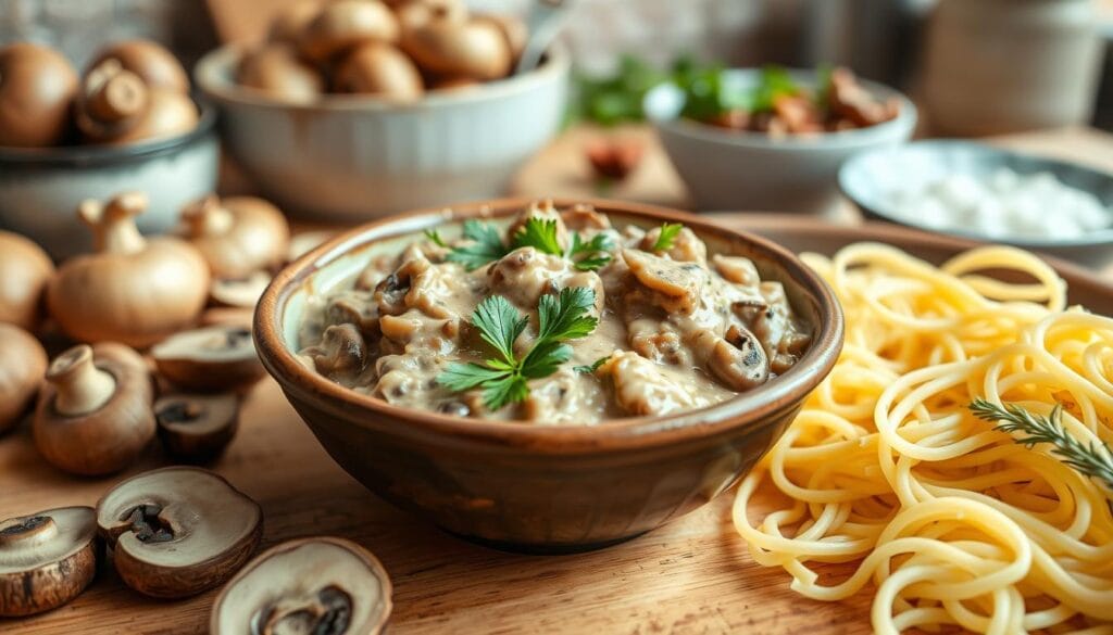 vegan mushroom stroganoff vegan mushroom stroganoff