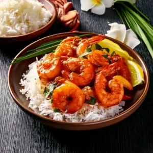 Honey Garlic Shrimp Ingredients recipe