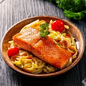 Italian Salmon Recipe dish