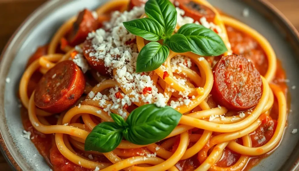 Smoked sausage recipes pasta dish