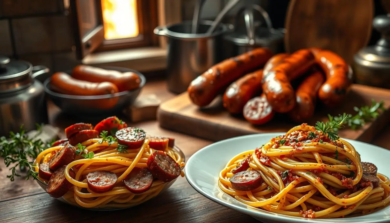smoked sausage and pasta recipes