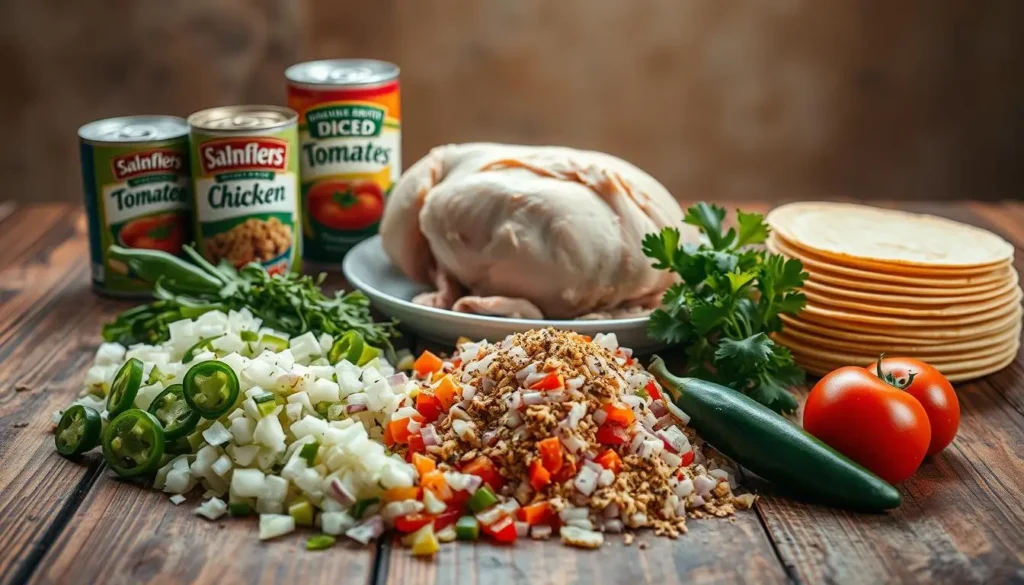 Chicken Taco Soup Ingredients