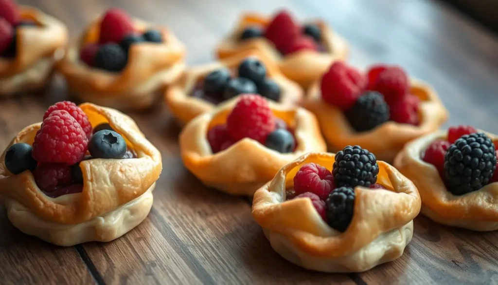 Seasonal Berry Puff Pastry Desserts