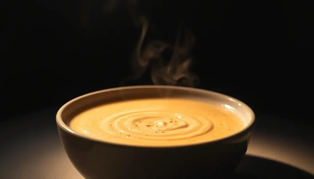 authentic shrimp bisque texture and appearance
