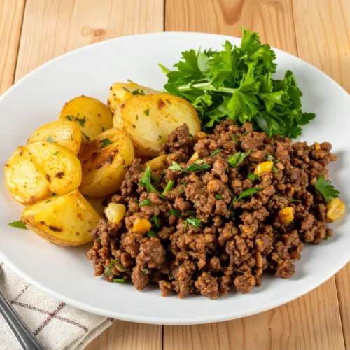 ground beef and potato recipes ingredients