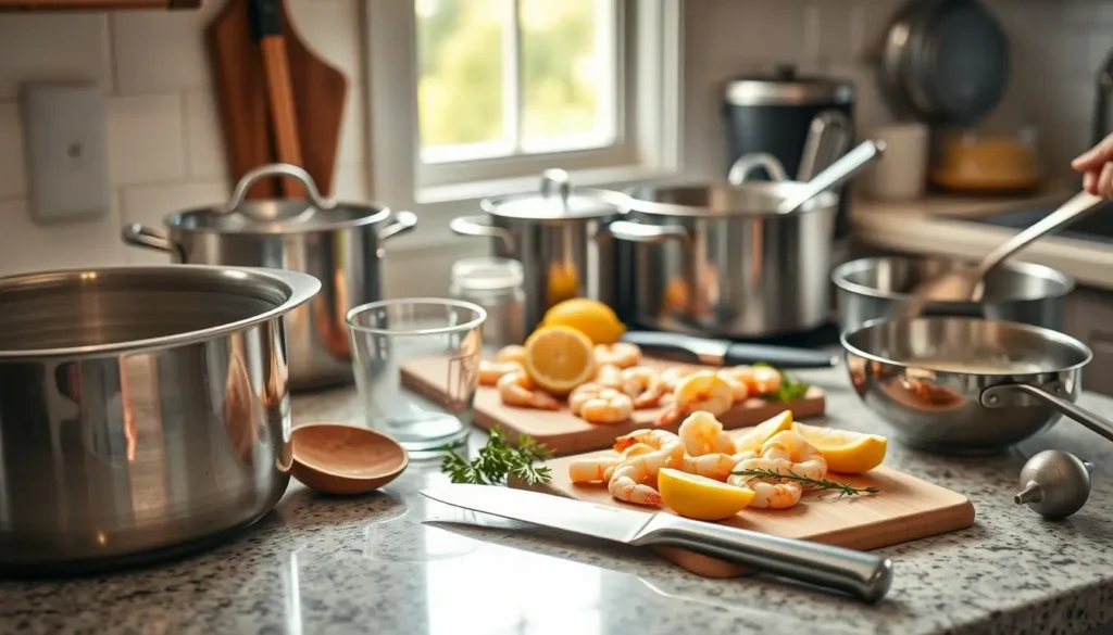 kitchen tools for easy shrimp bisque