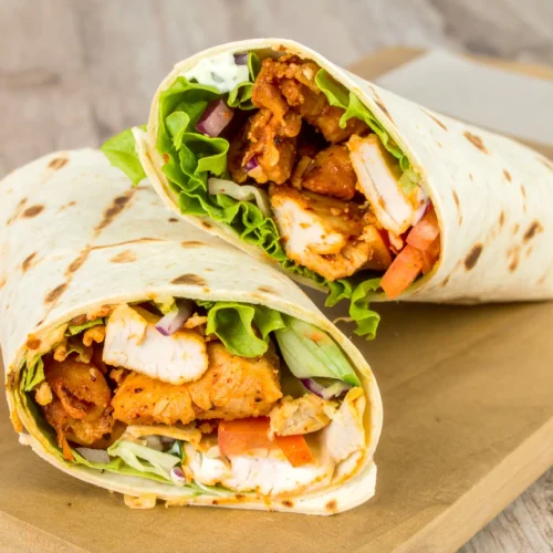 Buffalo Chicken Wrap Recipe ingredients