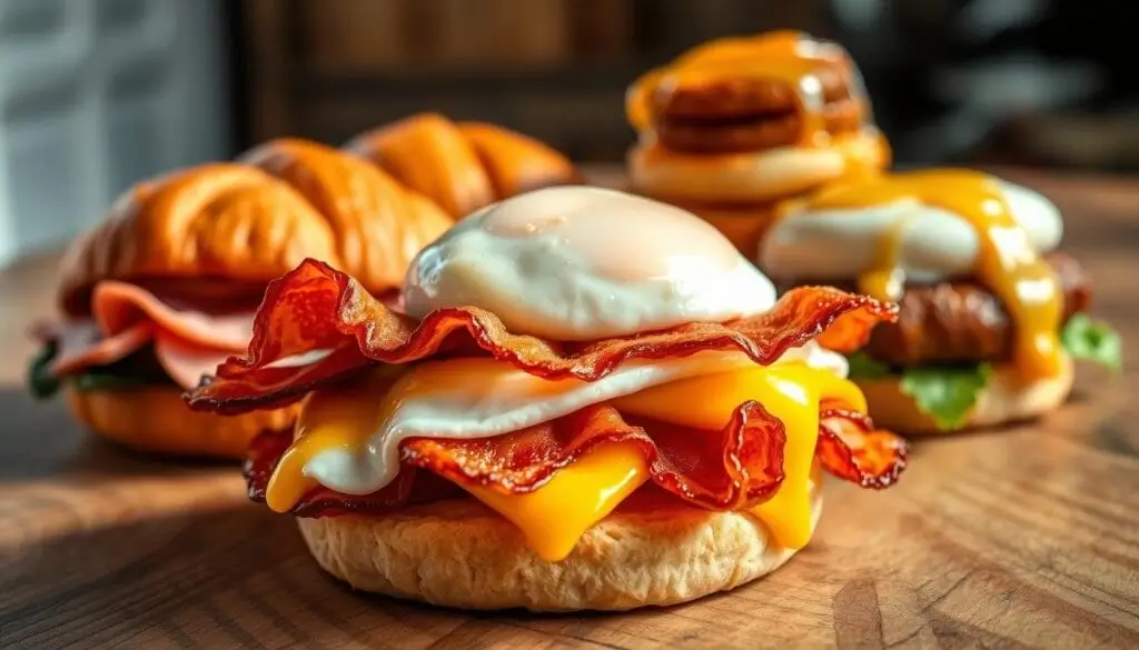 Delicious Breakfast Sandwich Varieties