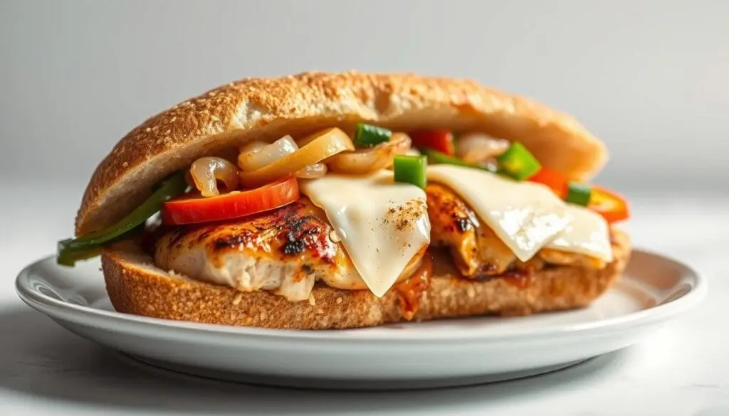 Healthy Chicken Philly Sandwich